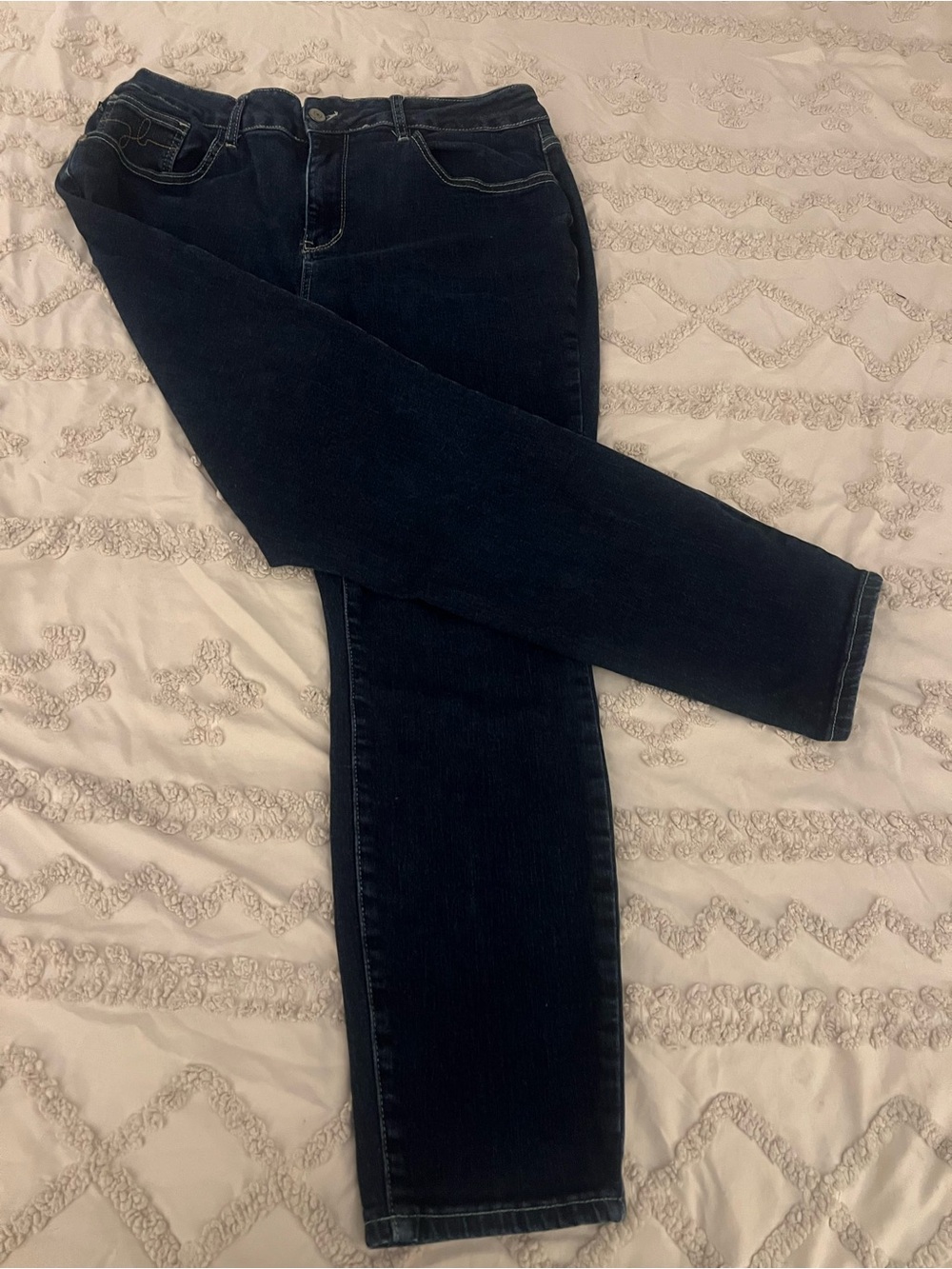 Judy Blue Navy Skinny Jeans — Dark Indigo Stretch